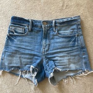 Frame denim le brigette shorts size 26